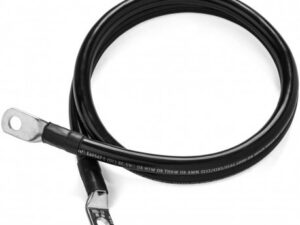 Akukaabel klemmidega 1m